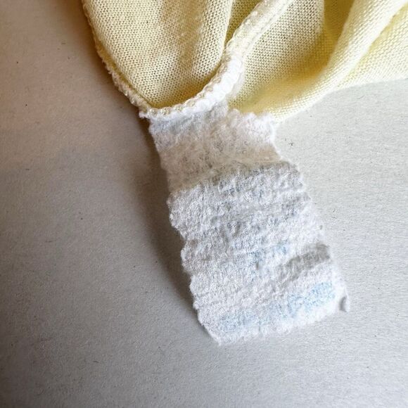 Vintage Yellow Lace Embroidered Nightgown Dress | Made in USA | 90s Cottagecore - Picture 7 of 9